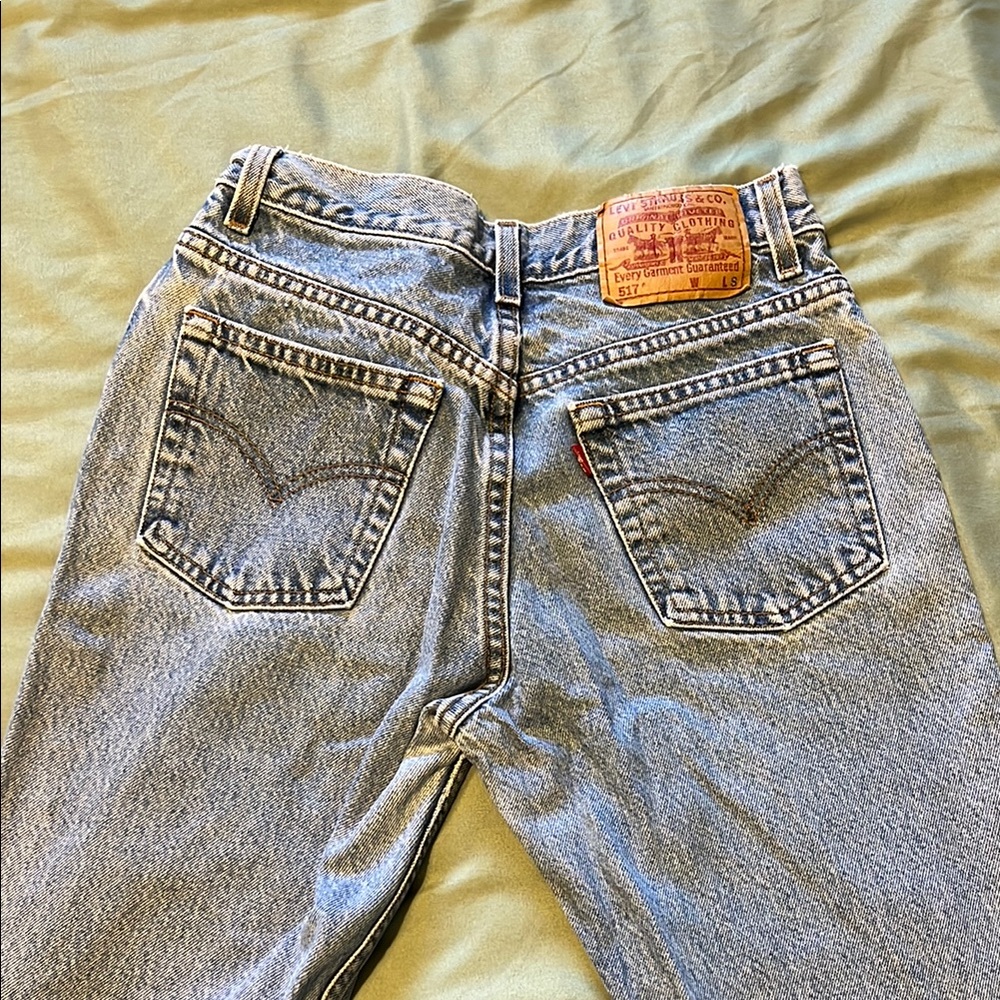 Levi's Gray Straight Jeans Classic Denim Style